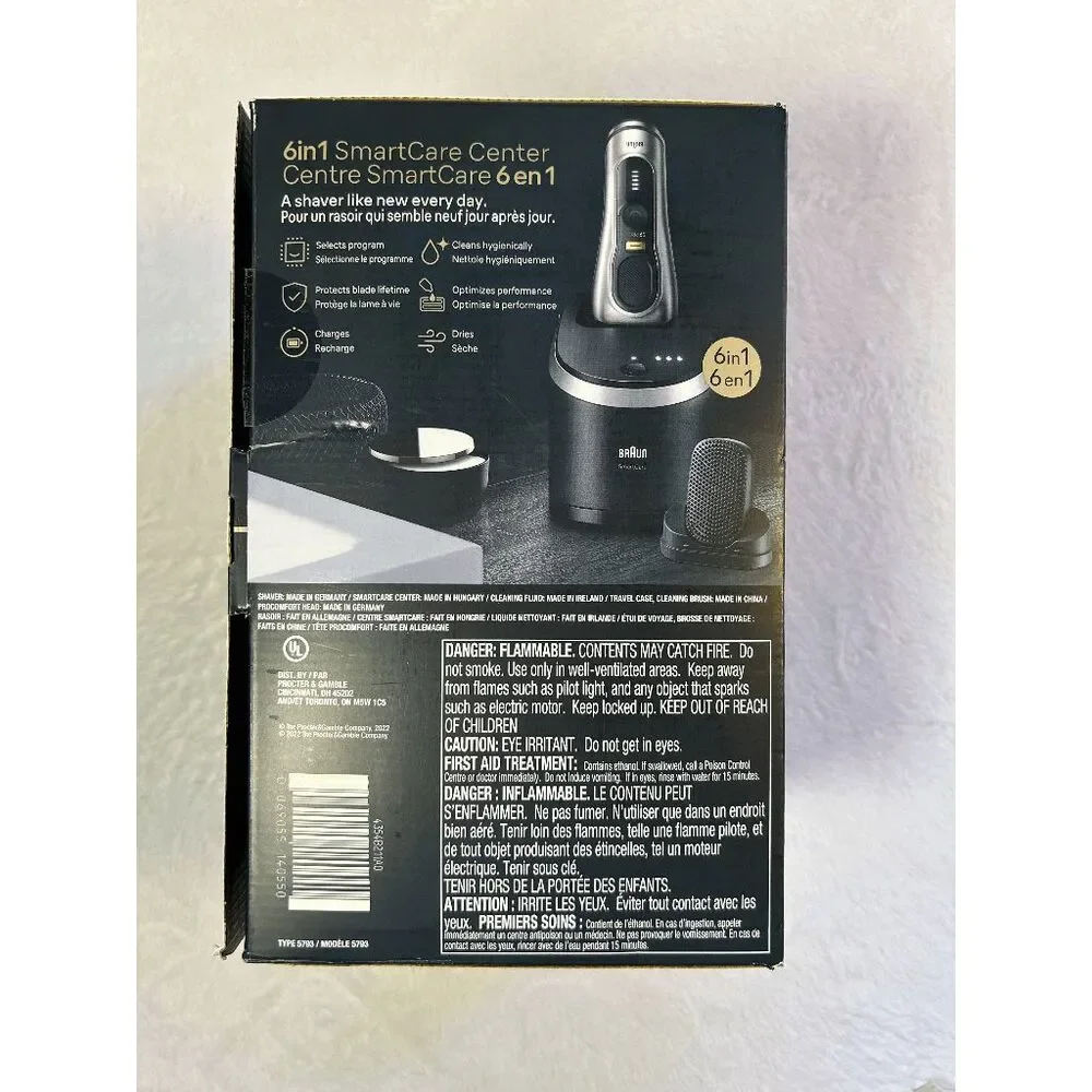Braun Series 9 PRO+ Electric Shaver w/ Cleaning Base and Charger 6 in 1 Razor